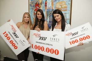One million Sk for Veronika Husarova Miss Slovakia 2007 !